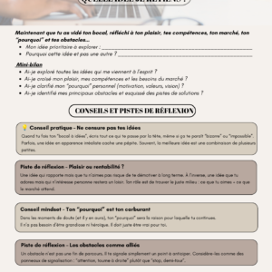 CAHIER D'EXERCICES 1 - Ton carnet de bord entrepreneurial – Image 4