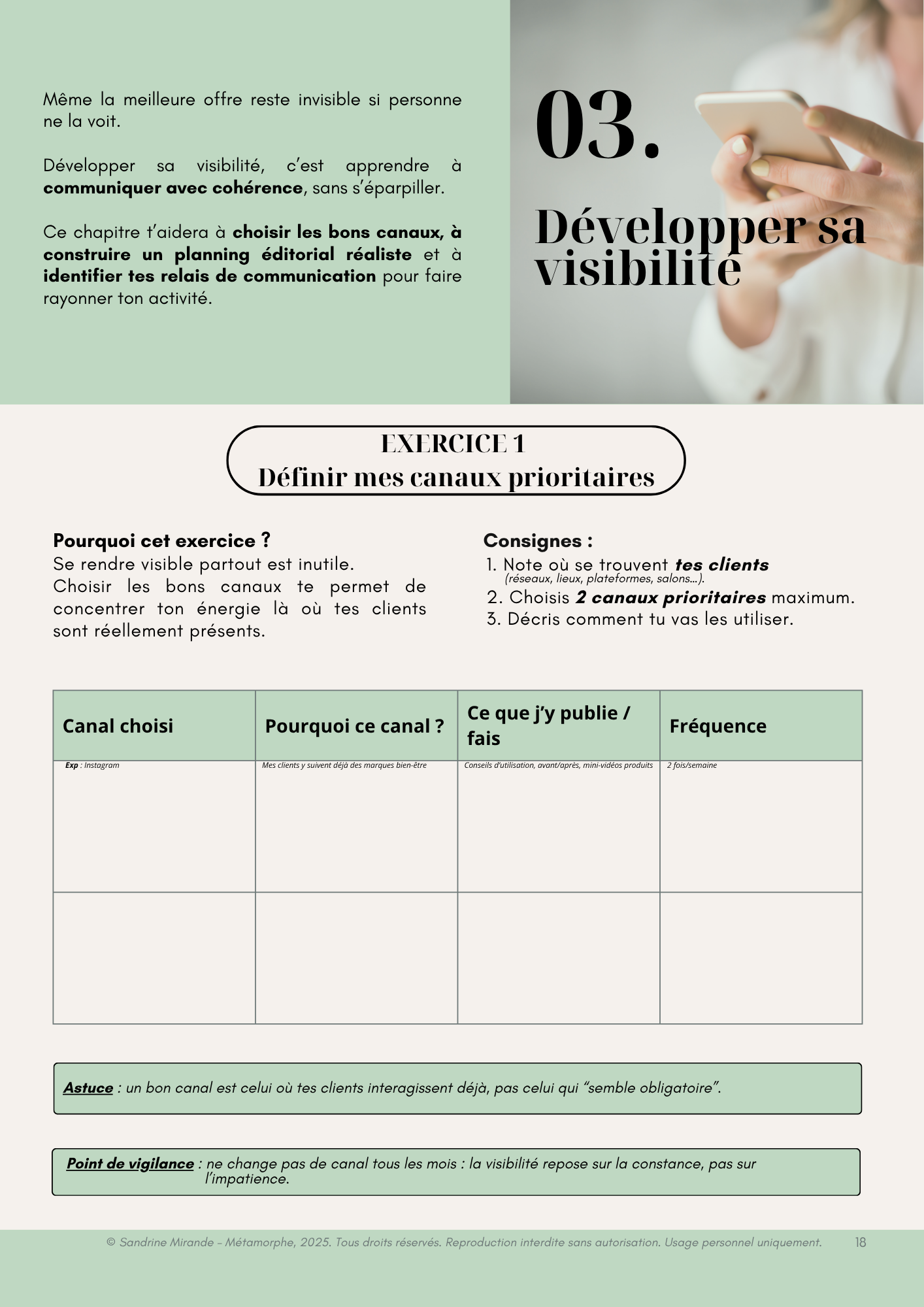 CAHIER D'EXERCICES 3 - De l’entrepreneuriat intuitif à l’organisation efficace – Image 3