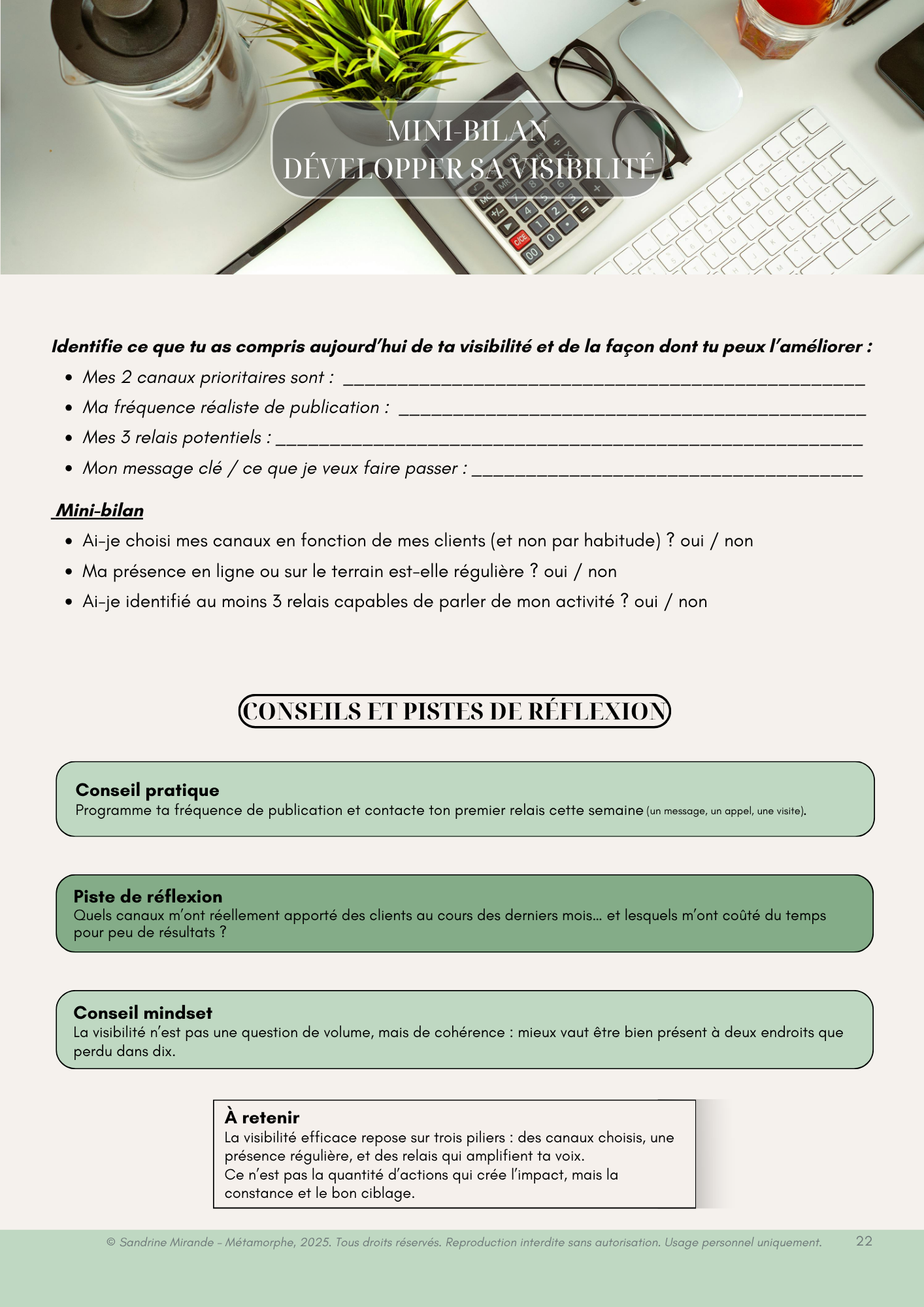 CAHIER D'EXERCICES 3 - De l’entrepreneuriat intuitif à l’organisation efficace – Image 2