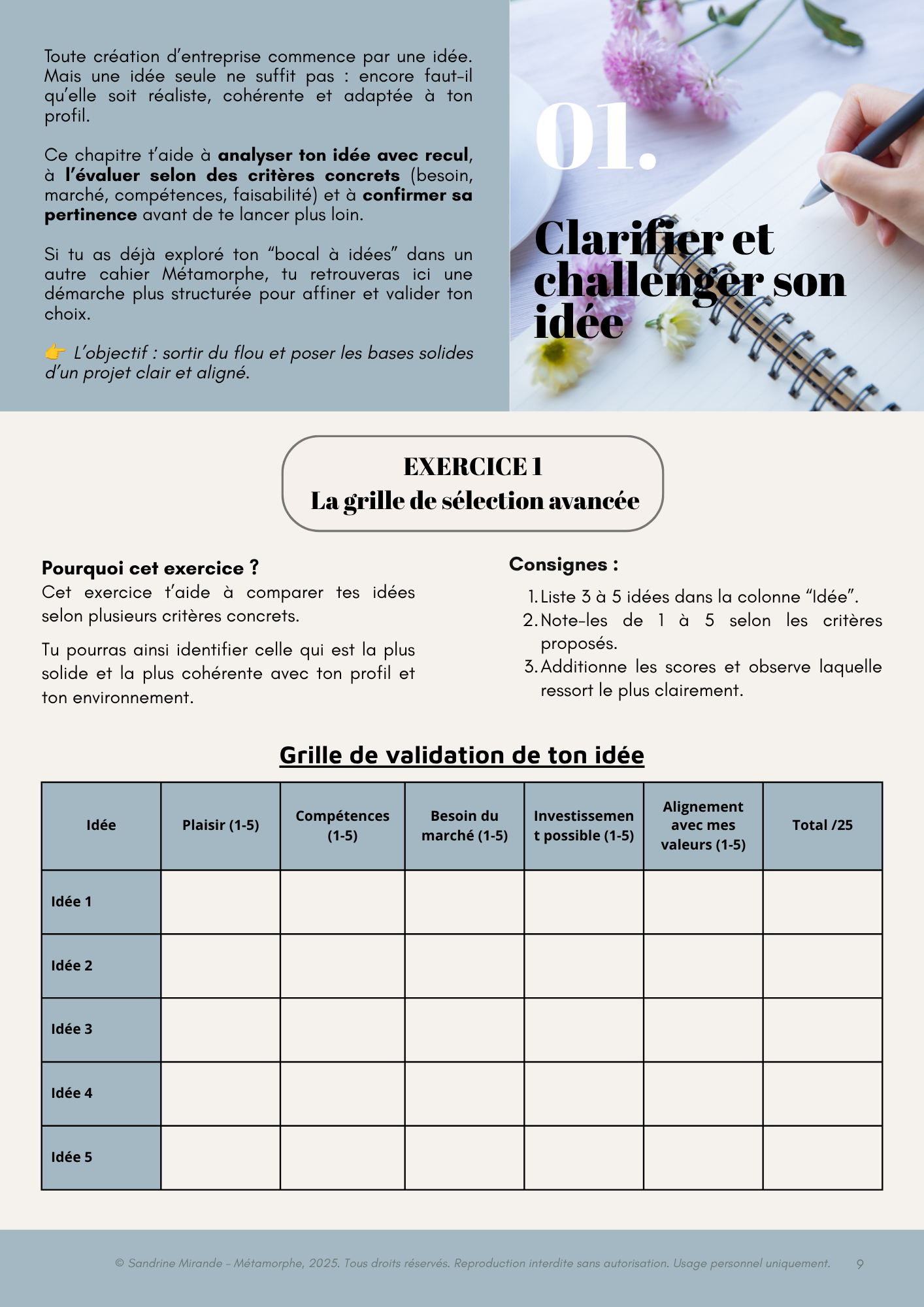 CAHIER D'EXERCICES 2 - De l’idée affinée au business plan détaillé – Image 3