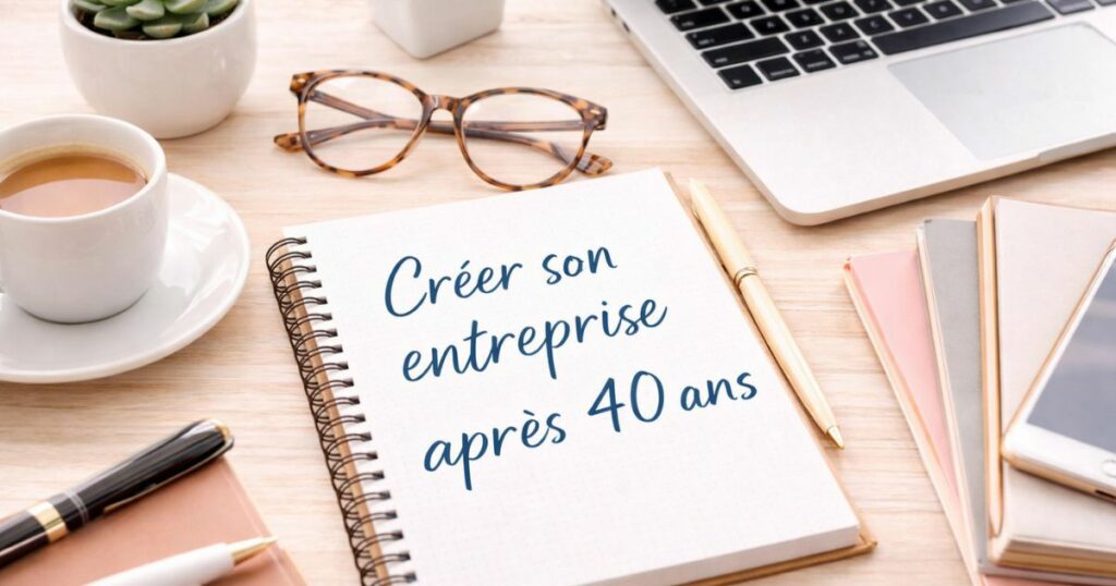 Création entreprise après 40 ans, statut juridique