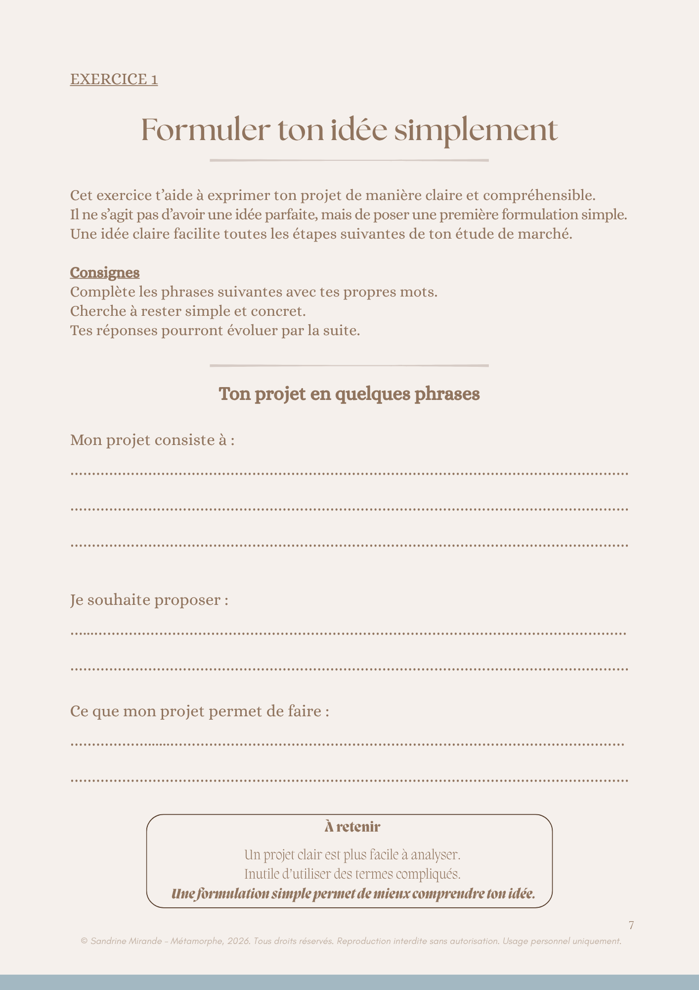 Cahier d'exercices - Structurer son étude de marché – Image 3
