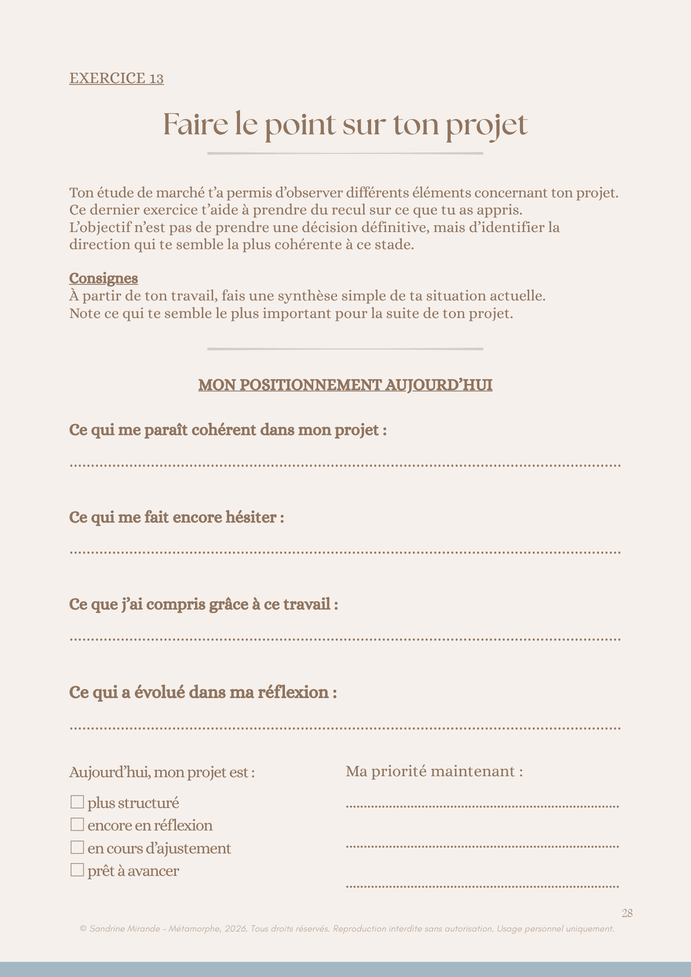 Cahier d'exercices - Structurer son étude de marché – Image 2